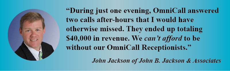 OmniCall Receptionists Answer 100% of Calls